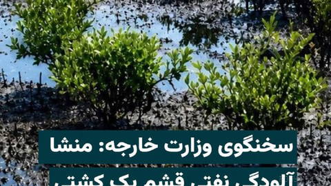 به‌دنبال انتشار گزارش‌هایی مبنی بر نشت آلودگی‌های نفتی در سواحل قشم و جنگل‌های حرا در هرمزگان، سخنگوی وزارت خارجه ایران …