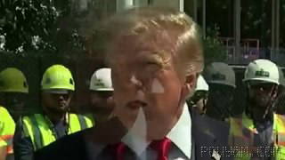 دونالد ترامپ هنگام بازدید از محل احداث بالگردگاه جدید در کاخ سفید، در پاسخ به پرسش خبرنگاران درباره احتمال گفتگو با تهرا…