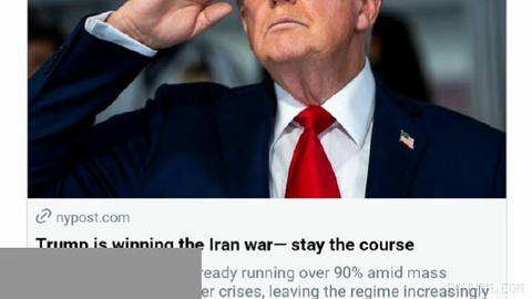 — رئیس‌جمهور دونالد ترامپ مقاله‌ای از نیویورک پست با عنوان «ترامپ در جنگ با ایران پیروز است؛ به همین مسیر ادامه دهید» را…