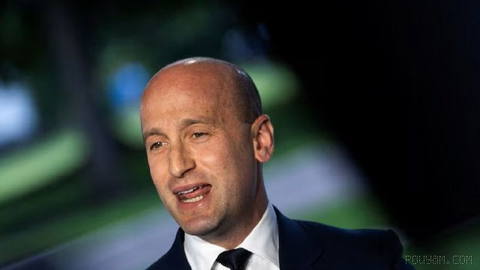 Stephen Miller, deputy chief of staff at the White House for policy, speaks to reporters