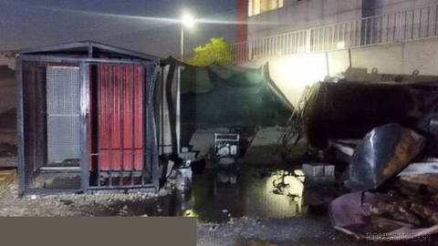 انفجار مرگبار در یک کارگاه در بزرگراه آزادگان