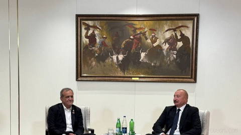 The presidents of Iran and Azerbaijan met
