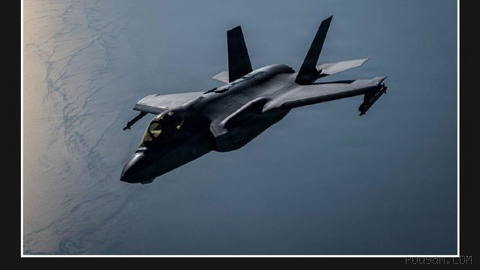 U.S. Central Command (CENTCOM) publishes an image of a radar-evading fighter