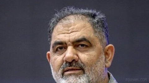 Shahram Iranian, commander of the Islamic Republic of Iran’s Navy, at a ceremony in
