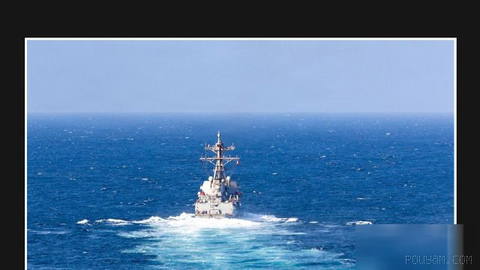 US Central Command (CENTCOM) announces with this image that a guided-missile destroyer