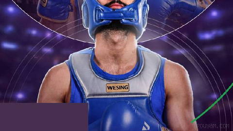 Second Wushu Final; ✔🥊 Iran’s second finalist: Shuja Pahani 🥋 In wushu, Shuja Pahani is Iran’s representative in the 65-kg men’s sanda…