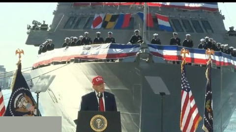 🔹 Donald Trump said in a speech today in front of a U.S. Navy ship about Iran: