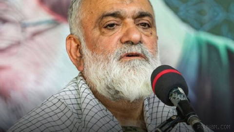 محمدرضا نقدی، مشاور فرمانده کل سپاه، شامگاه یکشنبه در تجمع حامیان حکومت