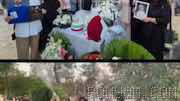 Peyham Aghamohammadi’s family, along with several families of victims seeking justice, gathered at his grave on the anniversary of his birth and…