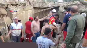 ❌ تلاش‌های نجات در محله چاه‌تانگو شهر قشم در جنوب ایران پس از یک حمله هوایی آمریکا
