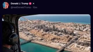 Trump released a second AI-generated video of his made-up attack on Kharg Island