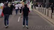 👑 Patriotic Iranians’ march in Frankfurt in support of the brave people of Iran and prisoners in detention today, Saturday, September 12