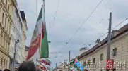 Rallies and gatherings of Iranians living in Austria in support of the Iranian people and solidarity with Prince Reza Pahlavi to take Iran back from the criminal government of the Islamic Republic