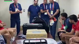 İran–Kırgızistan görüşmesinin ardından; 🎤 Milli #voleybol takımının kaptanı Amin Esmailnejad ile röportaj 🟢 İlk maç her zaman zordur ama hazırız…