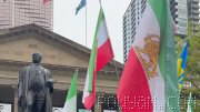 👑Today, Saturday, October 3, a group of patriotic Iranians set up an “information table” in front of Melbourne’s central library…