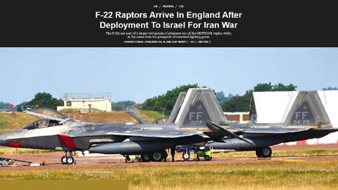 TVAZ: Ten F-22 Raptors of the U.S. Air Force, after taking part in Operation Inherent Fury, have been transferred from the Oda Air Base in Israel to the Royal Air Force’s Forward Air Base in the UK…