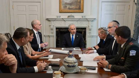 Israeli Prime Minister Benjamin Netanyahu arrived at the White House to meet with President Trump. This is Netanyahu’s seventh meeting with Trump since…