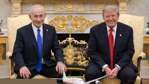 A meeting between Donald Trump, President of the United States, and Benjamin Netanyahu, the Prime Minister of Israel, has begun at the White House.