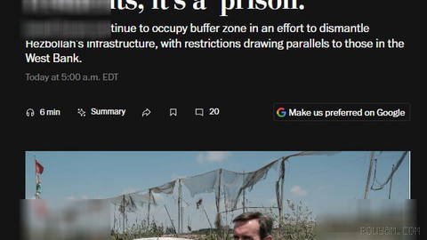 ❌ Washington Post: Lübnan’ın güneyindeki sakinler, İsrail’in süren ilerleyişi ve hareket kısıtlamalarının, ateşkese rağmen, sınır bölgesinin bazı kısımlarını fiilen “hapishaneye” çevirdiğini söylüyor