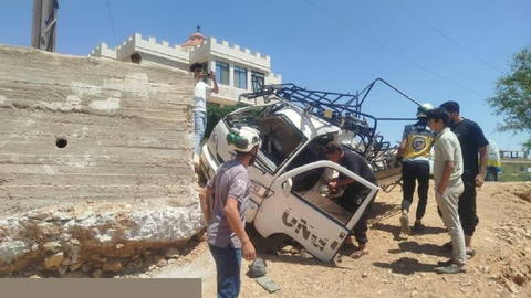 〰❌ An Israeli drone struck a vehicle near Beit Jinn in southwestern Syria, about 10 kilometers from the Golan border.
