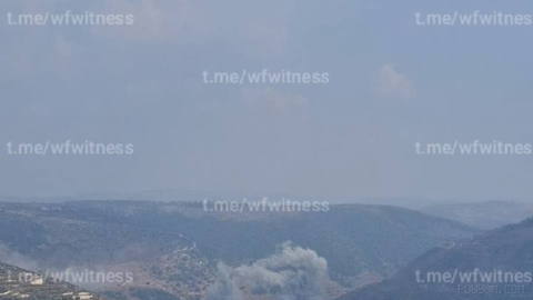 מתקפת אוויר ישראלית על ואדי אל־חג’ארה בדרום לבנון