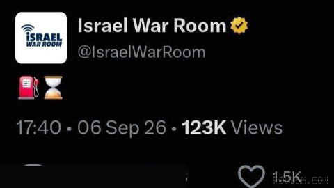 An odd tweet from Israel’s war room 4 hours before the government spokesperson officially announced the increase in gasoline prices!