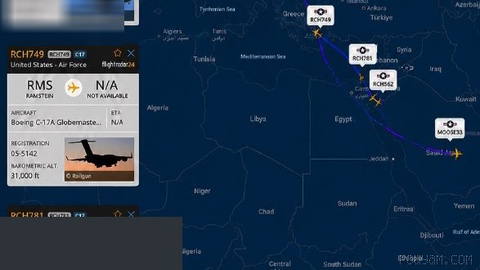ورود ۱۰ فروند C-17A نظامی به خاورمیانه
