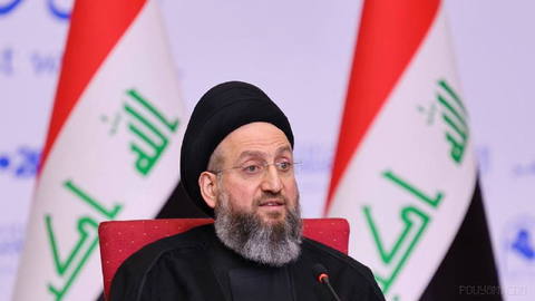 📸 Seyyed Ammar Al-Hakim, leader of Iraq's National Wisdom Movement,