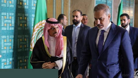 Turkish Foreign Minister Hakan Fidan holds a phone call with his Saudi
