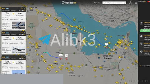 3 American tanker aircraft (fuel supplier) flew toward the Strait of Hormuz from Ben Gurion Airport and airports in Saudi Arabia…