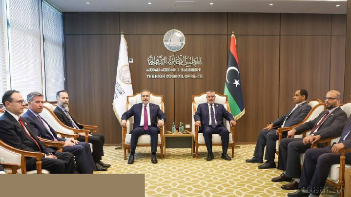 Turkish Foreign Minister Hakan Fidan meets Libyan officials in Tripoli
