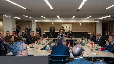 Turkish Foreign Minister Hakan Fidan attends coordination meeting with