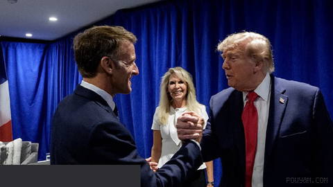 French President Emmanuel Macron says talks with US President Donald