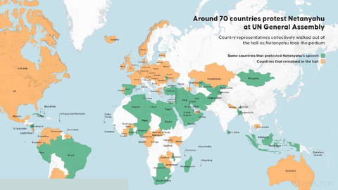 Nearly 70 countries protest Israeli Prime Minister Benjamin Netanyahu’s