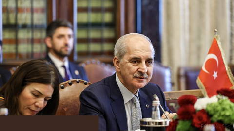 Turkish Parliament Speaker Numan Kurtulmus urges international community