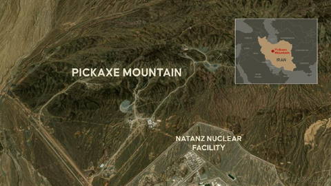 ☢ Iran's Pickaxe Mountain, located 1.