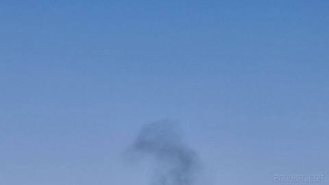 People’s report of an object hitting a hangar in the Afseriyeh area