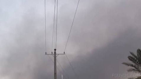 Smoke Column Spotted in Qeshm
