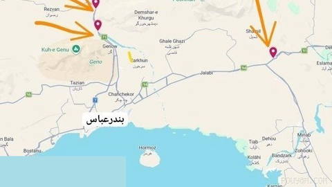 In Hormozgan Province: