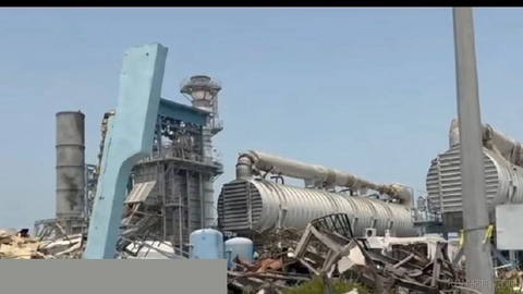 Condition of MapaNa Qeshm Desalination Plant After Bombing