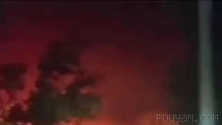 Video of a widespread fire in Kermanshah / it is said to be a CNG station