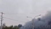 A Devastating Explosion Scene in the Port of Bushehr