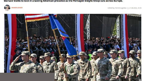 Pawel Zalewski, Poland’s Deputy Minister of Defense, said Poland is negotiating with the United States to set up several American permanent military bases…