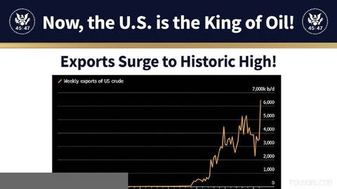 Donald J. Trump’a Cumhurbaşkanı sayesinde petrol ihracatı yükselişte!