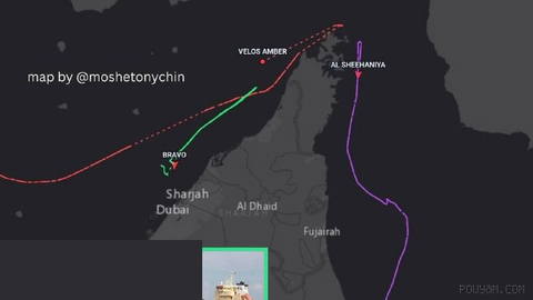 Manch-Ossint: At least 3 oil tankers have changed course and returned since this morning while transiting the “Omani route” through the Strait of Hormuz, after a warning by the IRGC Navy about the route being closed…