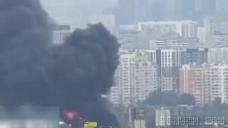 Fire at Moscow oil refinery began in the morning
