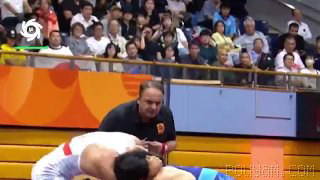 حریف کاربلد بود! ❌ ابراهیم‌زاده عالی بود اما نشد 🤼‍♀ عباس ابراهیم‌زاده در رده‌بندی #کشتی برابر کیوکا قهرمان المپیک و نای…