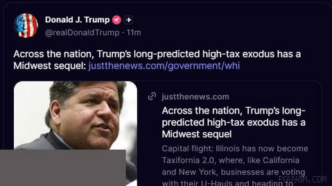 👈 Trump: The rich and companies are leaving the blue states run by Democrats in an unprecedented way.