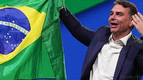 Flávio Bolsonaro received backing from Argentine President Javier Milei