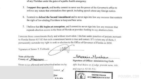James Fishbeck, Republican candidate in Florida’s governor primary election:
